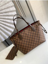 Louis Vuitton Damier Ebene Canvas Neverfull Small N41359 HY2191dE28