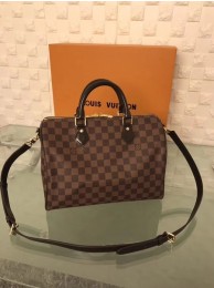 Louis Vuitton Damier Ebene Speedy 30 With Shoulder Strap N41183 HY9147vX33