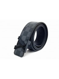Louis Vuitton Damier Graphite Canvas Belt LV2055 HY20063sY95