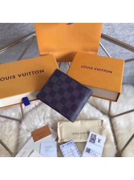 Louis Vuitton Damier Graphite Canvas MULTIPLE WALLET N62663 HY11278Bw85