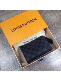 Louis Vuitton Damier Graphite Canvas TOILETRY POUCH 15 M47546 HY9366Cw85