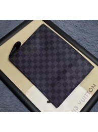 Louis Vuitton Damier Graphite Canvas TOILETRY POUCH 26 N47542 HY27003Pf97