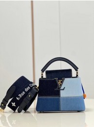 Louis Vuitton denim CAPUCINES MINI M59430 blue HY24889Ea63