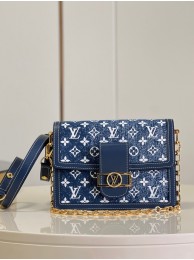 Louis Vuitton denim POCHETTE VOYAGE M59631 blue HY5098sY95