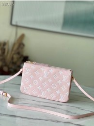 Louis Vuitton DOUBLE ZIP POCHETTE M81429 Candy Pink HY22226xa43
