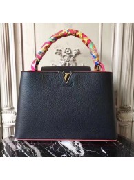 Louis Vuitton Elegant Capucines Bags MM M41813 Black HY12783Tk78