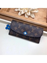 Louis Vuitton EMILIE WALLET M63895 Bleu Jean Blue HY1438hI90