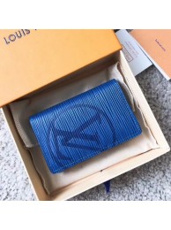 Louis Vuitton EPI leather Card package 63516 blue HY16700nB26