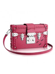 Louis Vuitton Epi Leather Petite Malle Studs M50730 Fuchsia HY4038SS41
