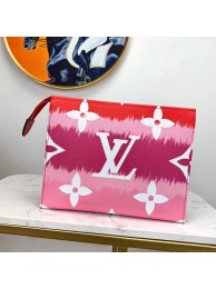 Louis Vuitton Escale Poche Toilette 26 M69136 Red HY740UM91