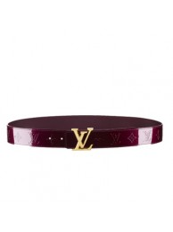 Louis Vuitton Facettes Monogram Vernis Belt M9875U HY747su78