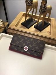 Louis vuitton flore wallet Original leather 64586 rose HY21154HB29