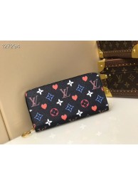 Louis Vuitton GAME ON ZIPPY WALLET M80323 black HY6938tQ92