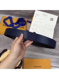 Louis Vuitton INITIALES 40MM BELT M0035S dark blue HY1310lk46