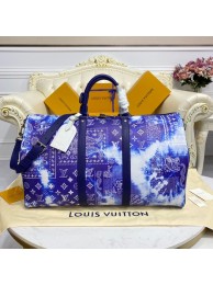 Louis Vuitton KEEPALL 50B M20558 Blue HY3905ki86