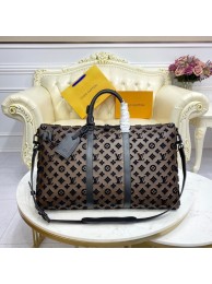 Louis Vuitton KEEPALL BANDOULIERE 50 M45069 dark brown HY3980lu18