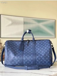 Louis Vuitton KEEPALL BANDOULIERE 50 M45731 Navy Blue HY15225vj67
