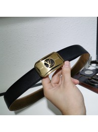 Louis Vuitton Leather Belt 38MM M0199 Black HY26151zd34