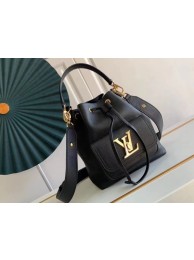 Louis Vuitton LOCKME BUCKET M57687 black HY7958iv85