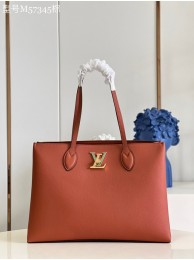 Louis vuitton LOCKME SHOPPER M58927 Chataigne Brown HY4691De45