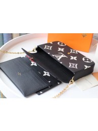 Louis Vuitton LV CRAFTY POCHETTE FELICIE Chain Bag M69515 black HY4636RX32