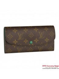 Louis Vuitton M60137 Monogram Canvas Emilie Wallet Vert HY25822uk46