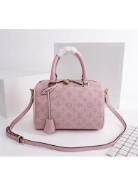 Louis Vuitton Mahina Leather SPEEDY BANDOULIERE 30 M40431 pink HY9849fH28