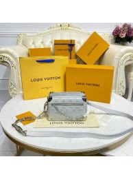 Louis Vuitton MINI original PETITE MALLE M59726 silver HY5453hI90