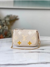 Louis Vuitton MINI POCHETTE ACCESSOIRES M80501 Cream & Saffron HY14943hI90