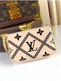 Louis Vuitton MINI POCHETTE ACCESSOIRES M81140 white HY15200FA31