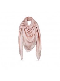 Louis Vuitton MONACO SQUARE Monogram flower pattern silk M71151 light pink HY11456HW50