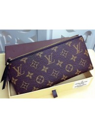 Louis Vuitton Monogram Canvas ADELE WALLET M61287 Black HY21797ff76