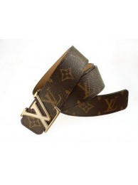 Louis Vuitton Monogram Canvas Belt LV207 Shiny Gold HY12606DS71