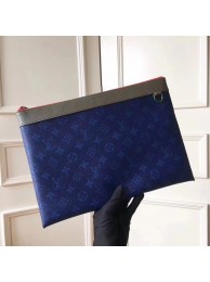 Louis Vuitton Monogram Canvas Clutch Bag POCHETTE APOLLO 61692 blue HY7185Ag46