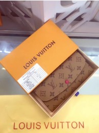 Louis Vuitton Monogram Canvas Emilie Wallet M60136 Rosy HY8771DV39