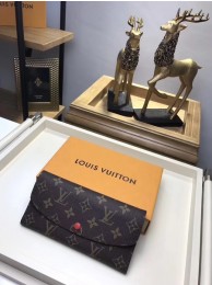 Louis Vuitton Monogram Canvas EMILIE WALLET M61289 Red HY20313ER88