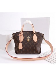 Louis Vuitton Monogram Canvas FLOWER ZIPPED TOTE BB M44350 creamy-white HY8559LG44