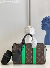 Louis Vuitton Monogram Canvas KEEPALL BANDOULIERE 25 M20900 green HY22593Bw85