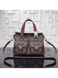 Louis Vuitton Monogram Canvas MANHATTAN Bag M43482 Wine HY17616CI68