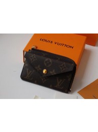 Louis vuitton Monogram Canvas original CARD HOLDER M60167 rose HY8369va68