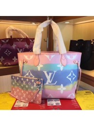 Louis Vuitton Monogram Canvas Original NEVERFULL M45128 pink HY5542rh54