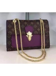 Louis Vuitton Monogram Canvas PALLAS CHAIN Bag M41731 Purple HY3763pA42
