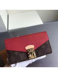 Louis Vuitton Monogram Canvas PALLAS WALLET M58414 Red HY9745ki86