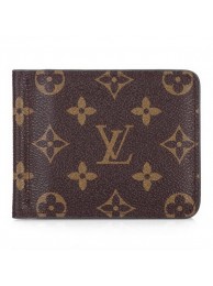 Louis Vuitton Monogram Canvas Pince Wallet M66543 HY6407Yr55