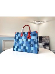 Louis Vuitton Monogram Damier Onthego Bag M44992 Blue HY25644sp14