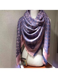 Louis Vuitton MONOGRAM DENIM Scarf M33695 Blue HY6521pB23