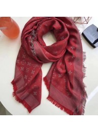 Louis Vuitton MONOGRAM DENIM Scarf M33695 Red HY6835fr81