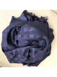 Louis Vuitton MONOGRAM DENIM Scarf M33695 Royal HY11709nQ90