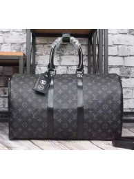 Louis Vuitton Monogram Eclipse Canvas KEEPALL 45 BANDOULIERE M40569 HY25100TV86
