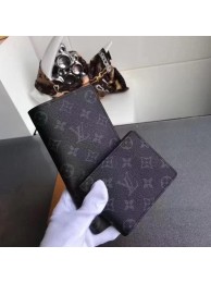 Louis Vuitton Monogram Eclipse Canvas MULTIPLE WALLET M61695 HY18487Yf79